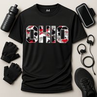 Ohio State Camo Cooling Performance Crew T-Shirt