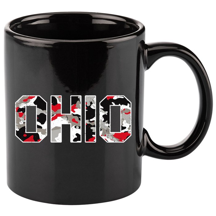 Ohio State Camo 11oz C Handle Ceramic Mug