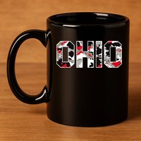 Ohio State Camo 11oz C Handle Ceramic Mug