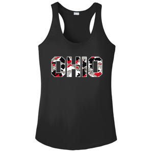 Ohio State Camo Ladies PosiCharge Competitor Racerback Tank