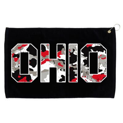 Ohio State Camo Grommeted Golf Towel