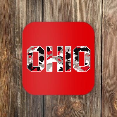 Ohio State Camo Coaster