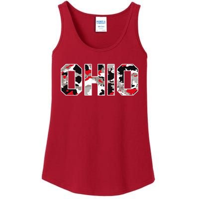 Ohio State Camo Ladies Essential Tank