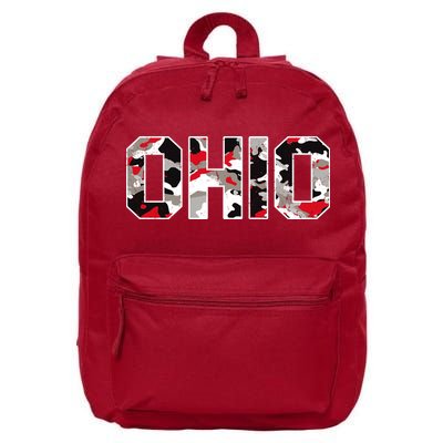 Ohio State Camo 16 in Basic Backpack