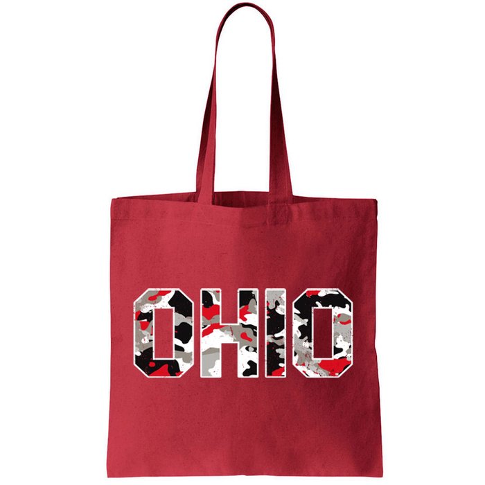 Ohio State Camo Tote Bag