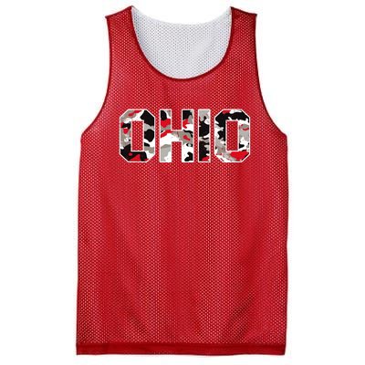 Ohio State Camo Mesh Reversible Basketball Jersey Tank