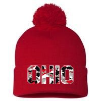 Ohio State Camo Pom Pom 12in Knit Beanie