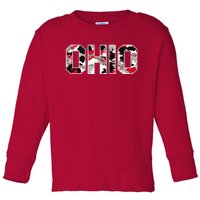 Ohio State Camo Toddler Long Sleeve Shirt