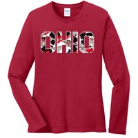 Ohio State Camo Ladies Long Sleeve Shirt