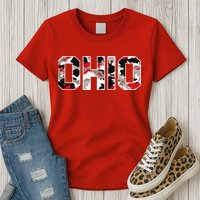 Ohio State Camo Womens T-Shirt