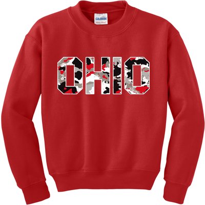 Ohio State Camo Kids Sweatshirt