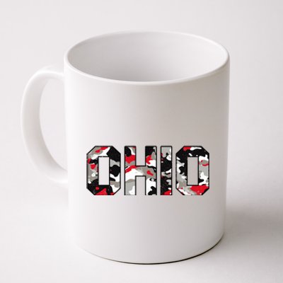 Ohio State Camo Coffee Mug