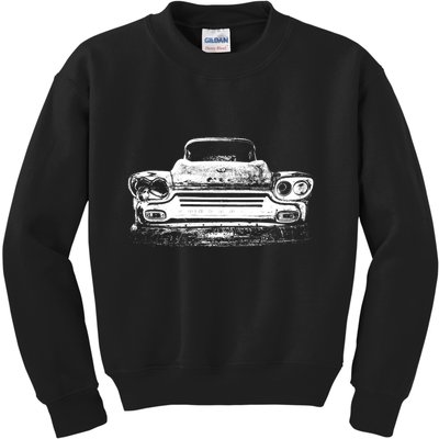 Old School Cars 70S Kids Sweatshirt