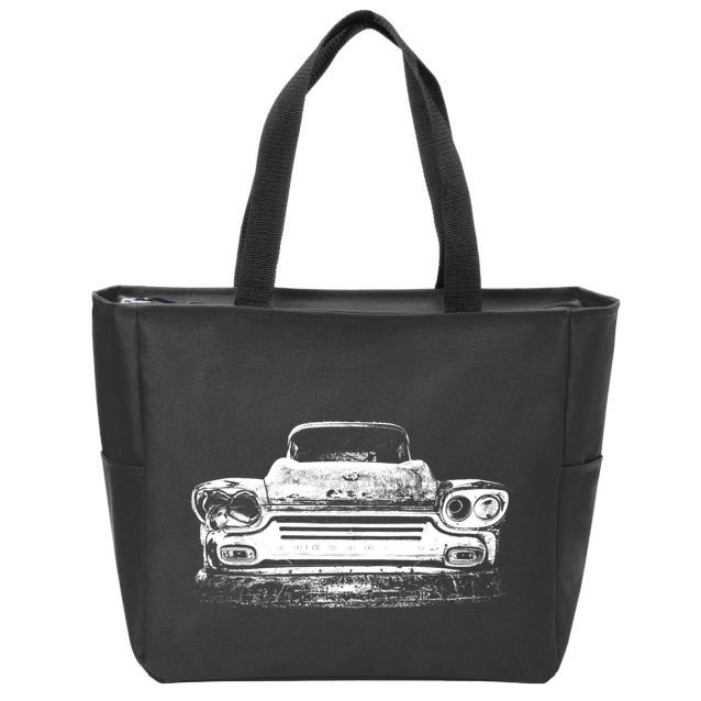 Old School Cars 70S Zip Tote Bag