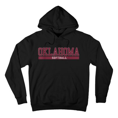 Oklahoma Softball Coach Outfit Softball Player Hoodie