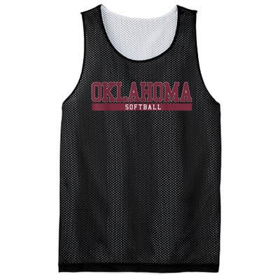 Oklahoma Softball Coach Outfit Softball Player Mesh Reversible Basketball Jersey Tank