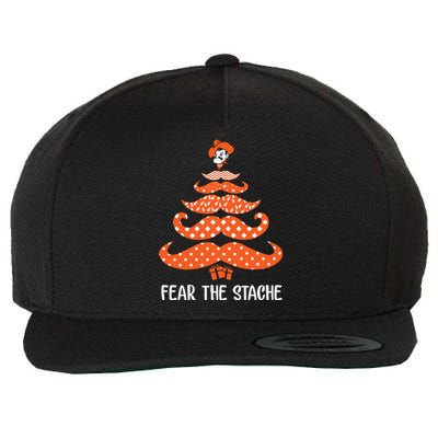 Oklahoma State Cowboys Mustache Christmas Tree Fear The Stache Beard Wool Snapback Cap