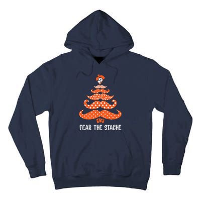 Oklahoma State Cowboys Mustache Christmas Tree Fear The Stache Beard Tall Hoodie