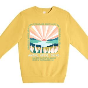 Oak Stone Christian Church Lover Premium Crewneck Sweatshirt