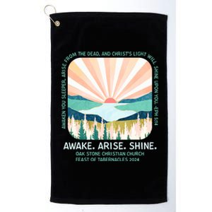 Oak Stone Christian Church Lover Platinum Collection Golf Towel