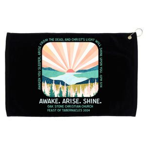 Oak Stone Christian Church Lover Grommeted Golf Towel