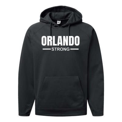 Orlando Strong Community Strength Prayer & Support Florida Performance Fleece Hoodie