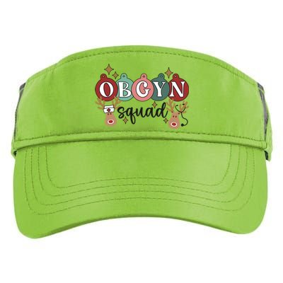 Obgyn Squad Christmas Delivery Ob Nurse Medical Assistant Gift Adult Drive Performance Visor