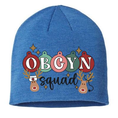 Obgyn Squad Christmas Delivery Ob Nurse Medical Assistant Gift Sustainable Beanie