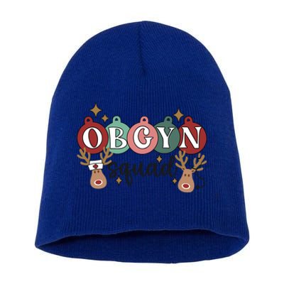 Obgyn Squad Christmas Delivery Ob Nurse Medical Assistant Gift Short Acrylic Beanie