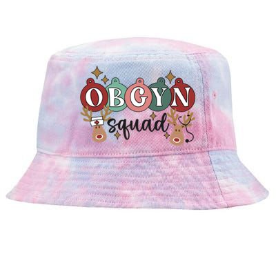 Obgyn Squad Christmas Delivery Ob Nurse Medical Assistant Gift Tie-Dyed Bucket Hat