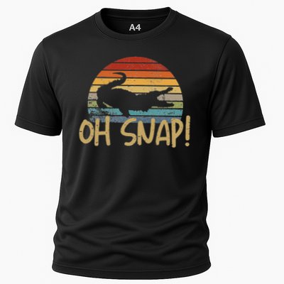 Oh Snap! Crocodile Funny Alligator Cooling Performance Crew T-Shirt