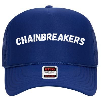 Oh Shift Chainbreakers High Crown Mesh Back Trucker Hat