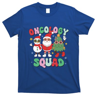 Oncology Squad Christmas Retro Professional Cancer Sleigher Gift T-Shirt