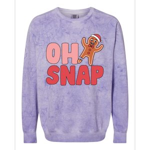 Oh Snap Christmas Funny Colorblast Crewneck Sweatshirt