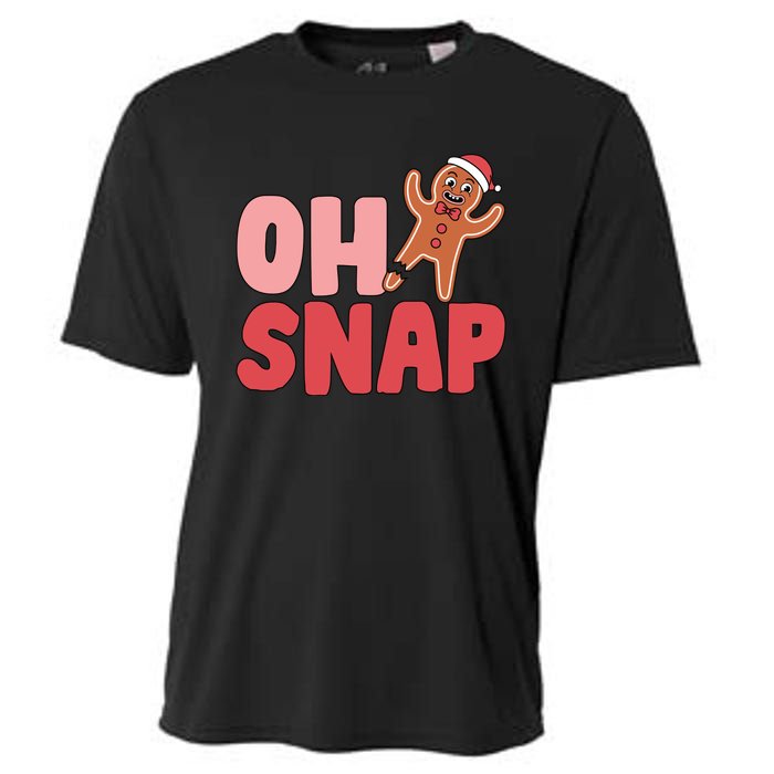 Oh Snap Christmas Funny Cooling Performance Crew T-Shirt