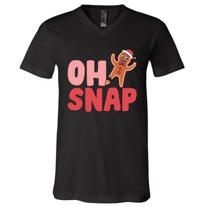 Oh Snap Christmas Funny V-Neck T-Shirt