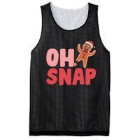 Oh Snap Christmas Funny Mesh Reversible Basketball Jersey Tank