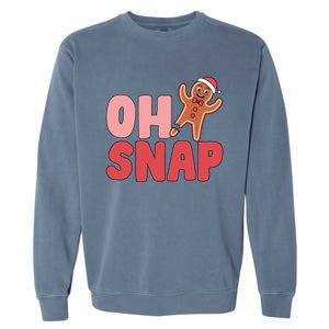 Oh Snap Christmas Funny Garment-Dyed Sweatshirt