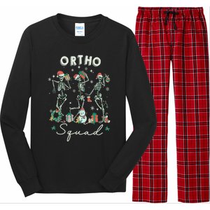 Ortho Squad Christmas Skeleton Orthopedics Nurse Rn Crew Cute Gift Long Sleeve Pajama Set