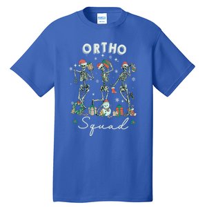 Ortho Squad Christmas Skeleton Orthopedics Nurse Rn Crew Cute Gift Tall T-Shirt