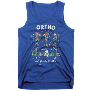 Ortho Squad Christmas Skeleton Orthopedics Nurse Rn Crew Cute Gift Tank Top