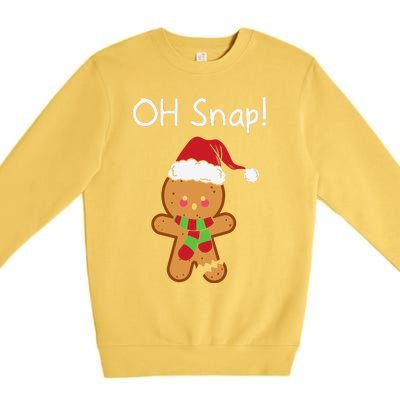 Oh Snap Christmas Premium Crewneck Sweatshirt