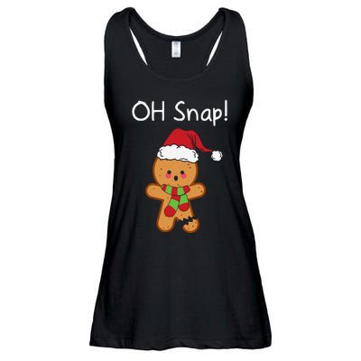 Oh Snap Christmas Ladies Essential Flowy Tank