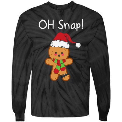 Oh Snap Christmas Tie-Dye Long Sleeve Shirt