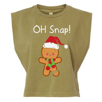 Oh Snap Christmas Garment-Dyed Women's Muscle Tee