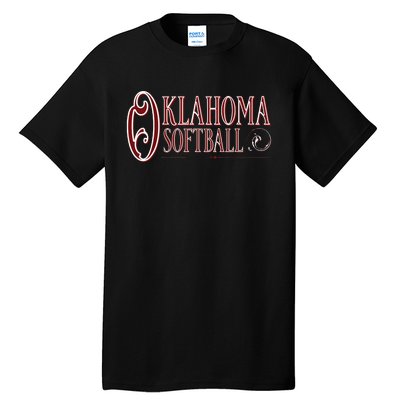 Oklahoma Softball College School Local State Teams Tall T-Shirt