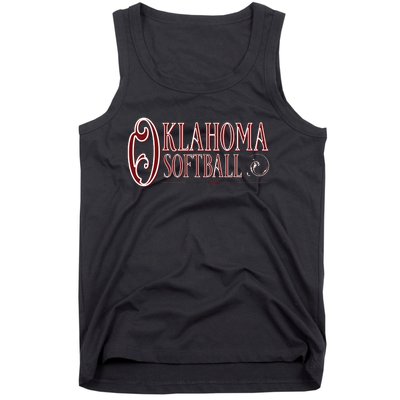 Oklahoma Softball College School Local State Teams Tank Top