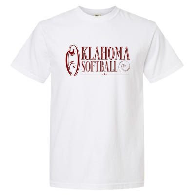 Oklahoma Softball College School Local State Teams Garment-Dyed Heavyweight T-Shirt