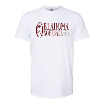 Oklahoma Softball College School Local State Teams Softstyle CVC T-Shirt