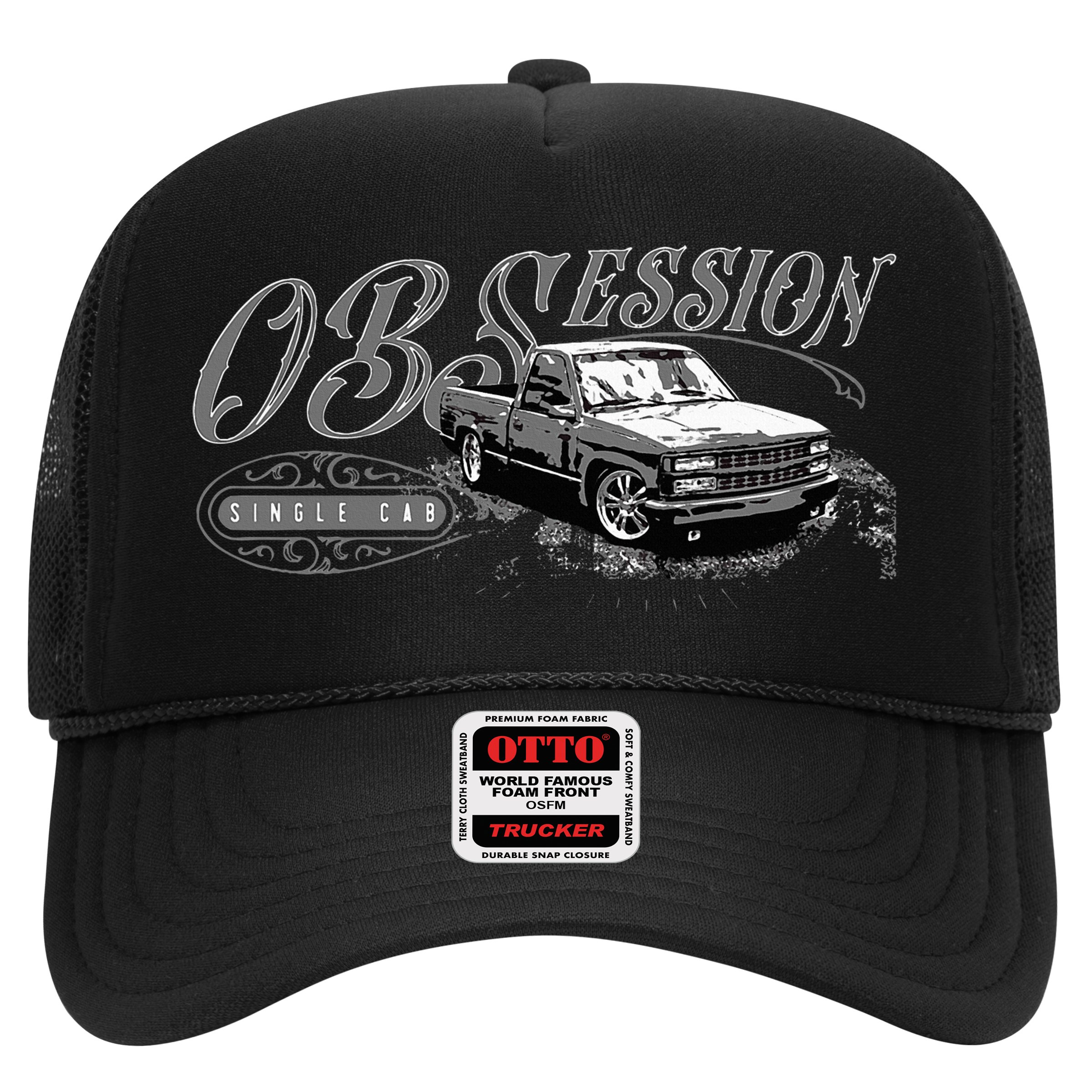 Obs Single Cab Truck Old Body Style Retro Vintage Ck Truck Hat